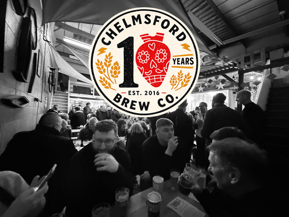 Inside Chelmsford Brewery Tap Room